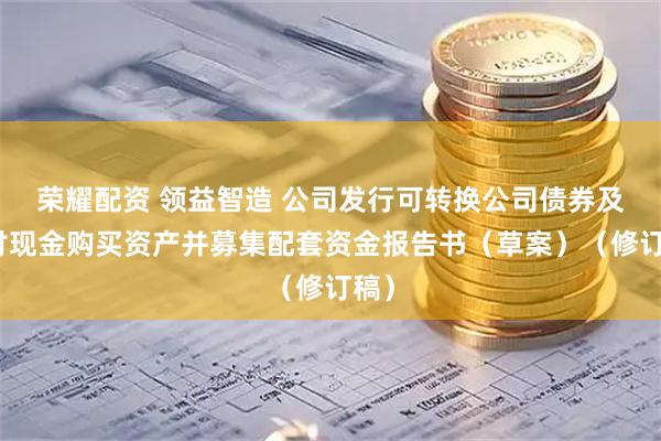 荣耀配资 领益智造 公司发行可转换公司债券及支付现金购买资产并募集配套资金报告书(草案)(修订稿)